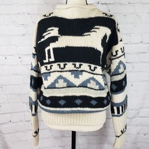 VTG 100% Wool Sweater SZ L